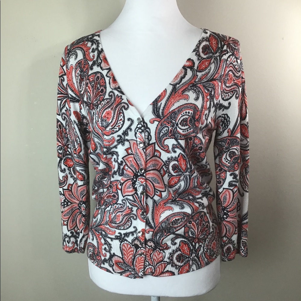 GONE (0187) Grace Paisley Cardigan